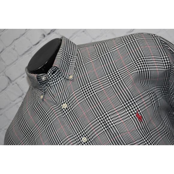 Polo Ralph Lauren Other - Vintage Polo Ralph Lauren Dress Shirt Men Size Large Glen Prince of Whales Check